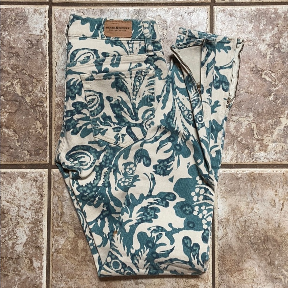 Ralph Lauren Vintage Print Jeans size 25